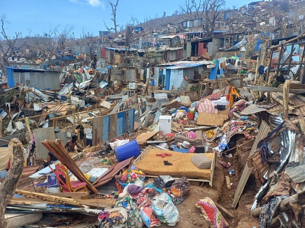 Chido cyclone in Mayotte