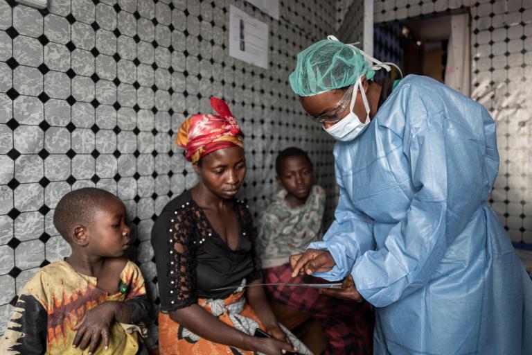 Mpox Cases Amidst Displacement Sites Near Goma