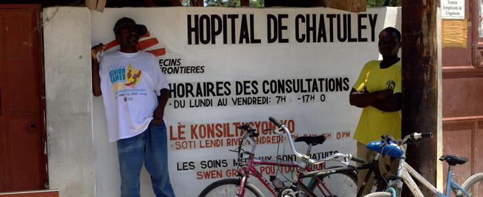 Ärzte ohne grenzen Krankenhaus in Leogane Haiti