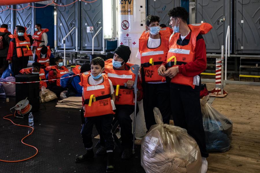 Story of a Syrian family on board