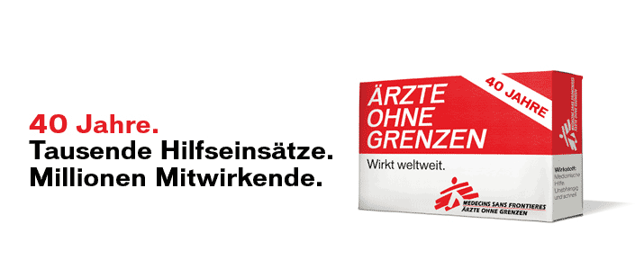 MSF 40Jahre Banner