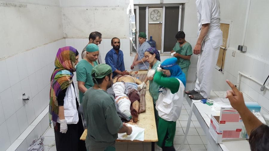 MSF Staff Killed and Hospital Partially Destroyed in Kunduz, Afghanistan.