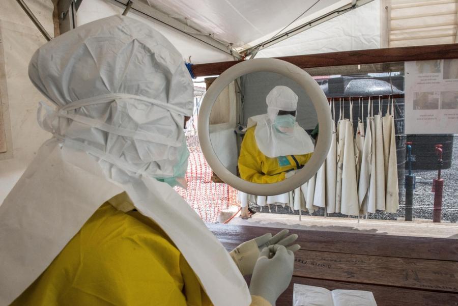 Nubia At MSF Ebola Treatment Center In Conakry, Guinea.