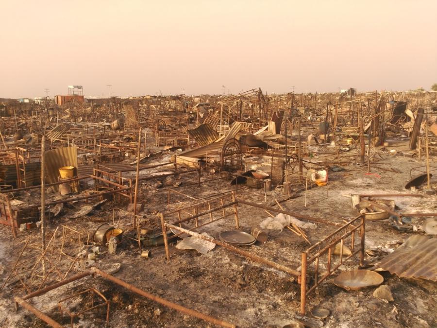 Fighting in Malakal, South Sudan