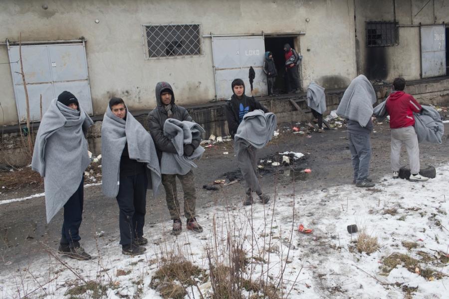 Winter Living Conditions in Belgrade, Serbia