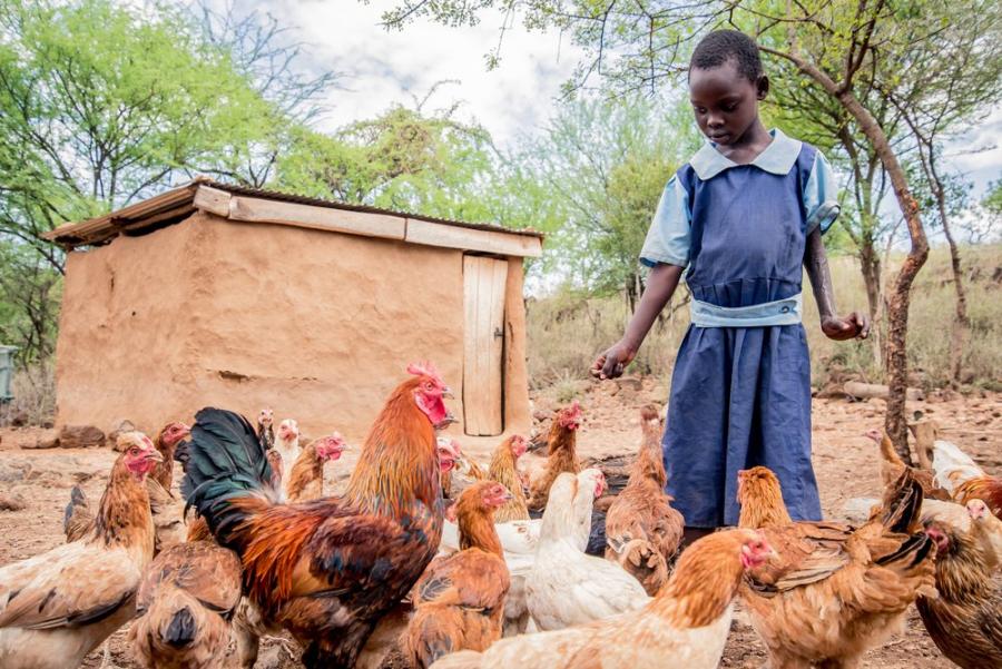 Eight-year old Jepngok Kiptui was bitten by a cobra