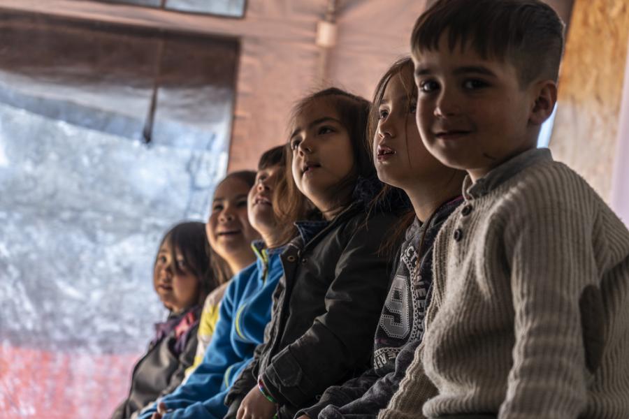 MSF pediatric clinic outside Moria and Olive Grove