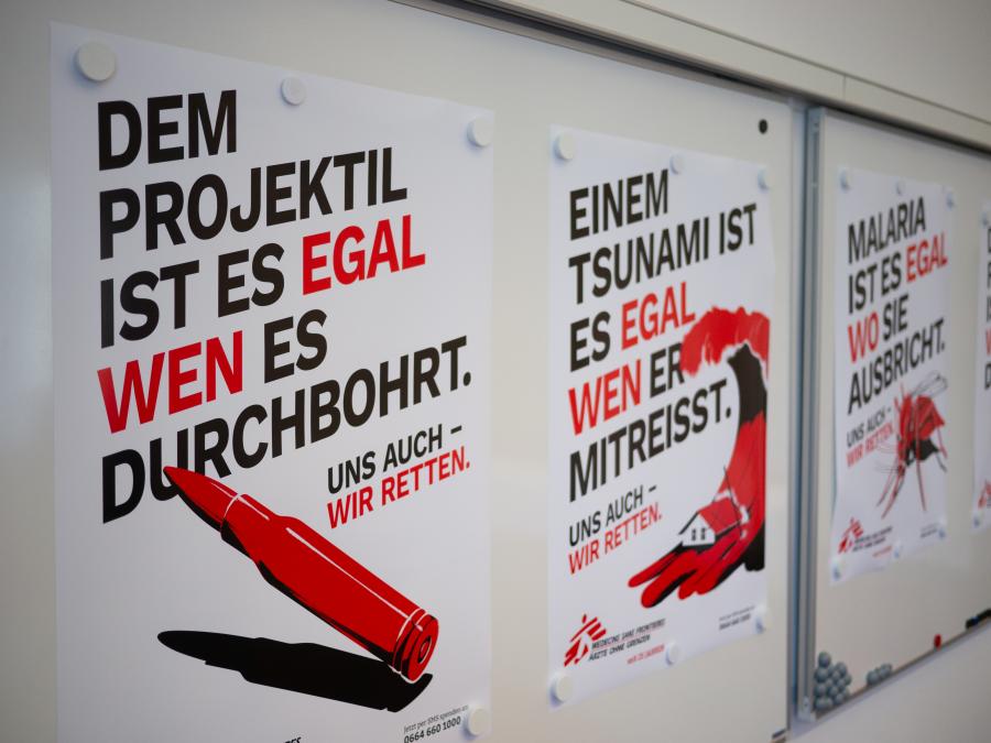 Die neue Kampagne von Ärzte ohne Grenzen Österreich
