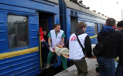 Fourth MSF train referral arrives Lviv