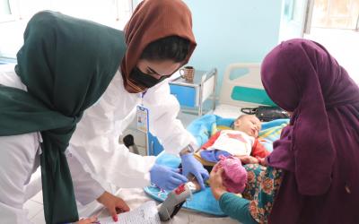 Resurgence of measles cases in Afghanistan