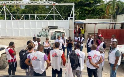 MSF support of burnt patients in September explosion