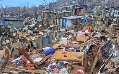 Chido cyclone in Mayotte