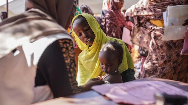 Malnutrition in Zamzam camp, North Darfur