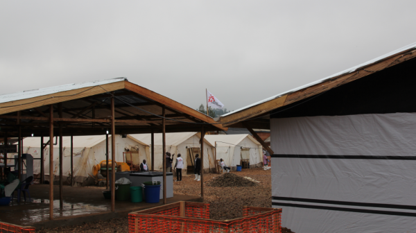 Zentrum für Ebola-Verdachtsfälle in Beni