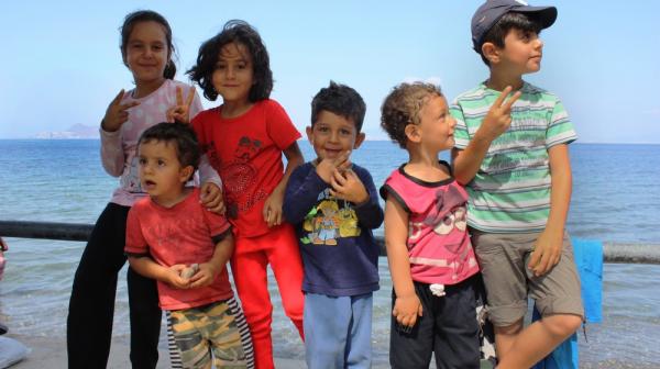 Refugee children of Kos