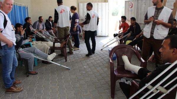 Admission of trauma patients following Palestinian March of Return