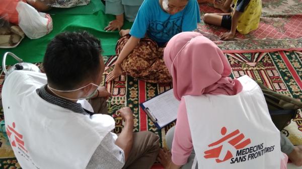 MSF team visits tsunami affected areas